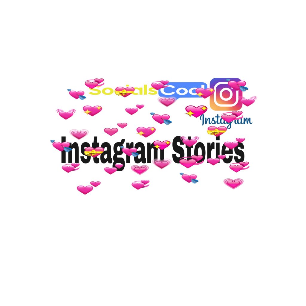 Instagram stories with hearts images