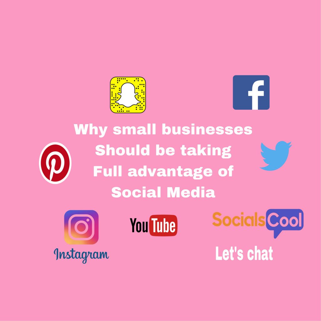 Social media blog banner why Small business should be using it